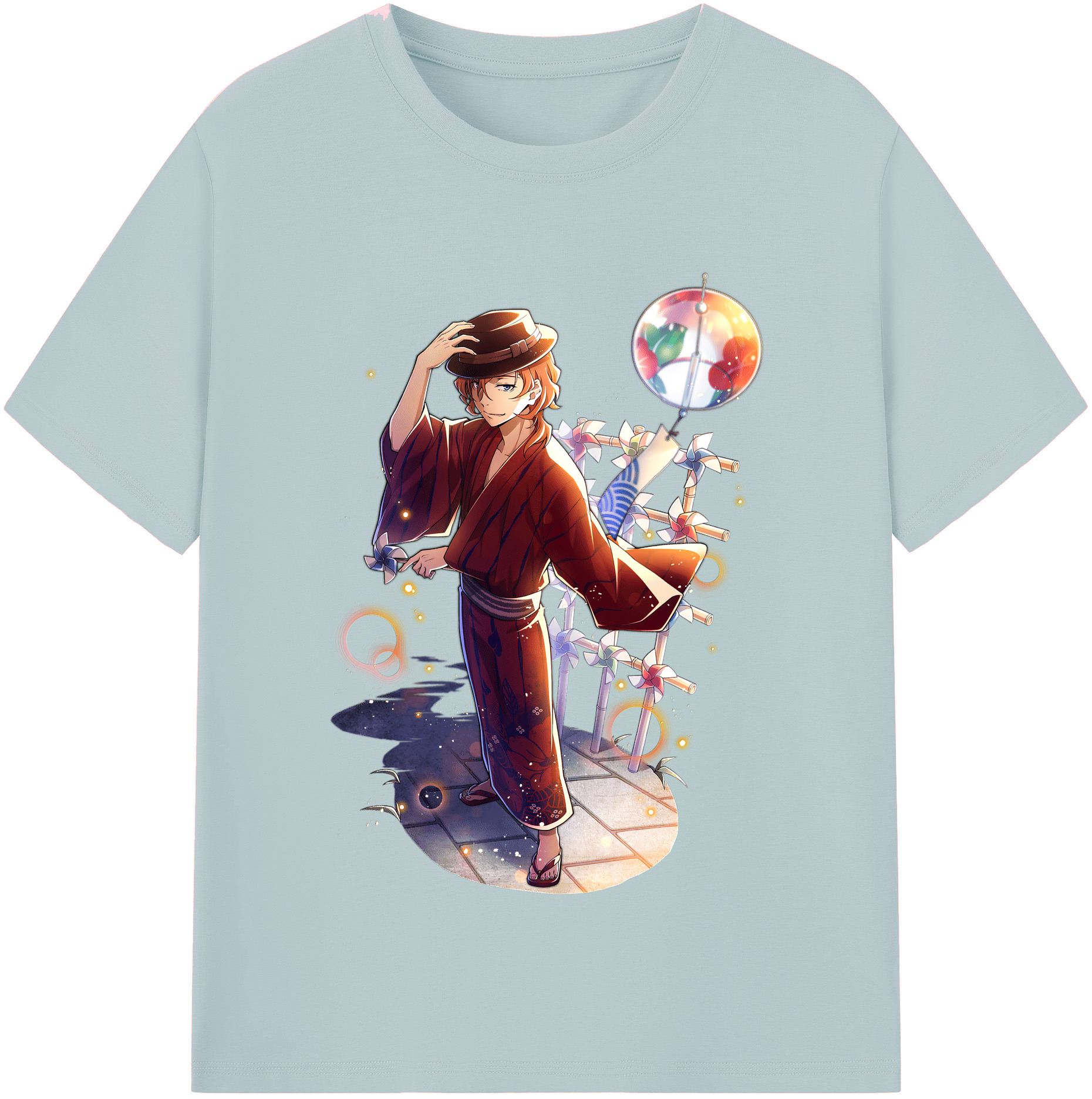 （画像用） 文豪ストレイドッグス Bungo Stray Dogs 綿100％半袖Tシャツ（フロントプリント）